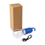 Lampadina in ABS con clip in metallo e batteria ricaricabile quarta vista