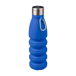 Borraccia pieghevole silicone con tappo in acciaio e moschettone 550ml quinta vista