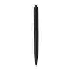 Penna in plastica riciclata monocolore con inchiostro nero color nero prima vista