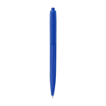 Penna in plastica riciclata monocolore con inchiostro nero color blu prima vista