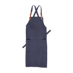 Grembiule in poliestere e cotone con 2 tasche frontali da 280 g/m2 prima vista