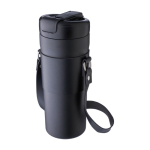 Thermos in acciaio inox con custodia e tracolla da 730ml seconda vista