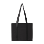 Organizer pieghevole per auto in TNT da 80g/m2 con doppi manici color nero prima vista