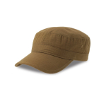 Cappellino in cotone stile militare con chiusura in velcro 215 g/m2 color verde oliva