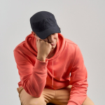 Cappellino in cotone stile militare con chiusura in velcro 215 g/m2 vue 2