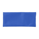Astuccio scolastico classico rettangolare in poliestere con cerniera color blu oltremare prima vista