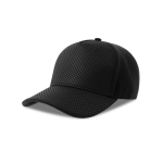 Cappello in tessuto riciclato con stampa 3D da 230 g/m2 color nero vue 11