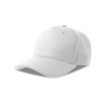 Cappello in tessuto riciclato con stampa 3D da 230 g/m2 color bianco