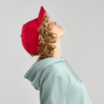 Cappello in tessuto riciclato con stampa 3D da 230 g/m2 vue 2
