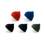 Berretto in poliestere riciclato con patch personalizzato vue avec plusieurs couleurs