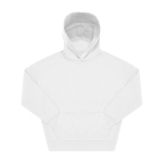 Felpa oversize unisex ecologica con cappuccio da 350 g/m2 B&C color bianco