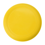Frisbee da Ø23 in plastica personalizzato con il tuo logo Santa Monica color giallo prima vista
