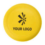 Frisbee da Ø23 in plastica personalizzato con il tuo logo Santa Monica color giallo seconda vista