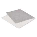 Asciugamano in RPET con tecnologia ad asciugatura rapida 200 g/m² 50x100 cm color bianco/grigio quinta vista