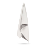 Asciugamano in RPET con tecnologia ad asciugatura rapida 200 g/m² 50x100 cm color bianco/grigio sesta vista