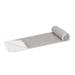 Asciugamano in RPET con tecnologia ad asciugatura rapida 200 g/m² 70 x 140 cm color bianco/grigio