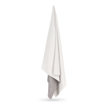 Asciugamano in RPET con tecnologia ad asciugatura rapida 200 g/m² 70 x 140 cm color bianco/grigio sesta vista
