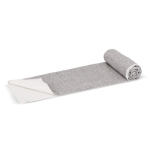 Asciugamano in RPET con tecnologia ad asciugatura rapida 200 g/m² 100x180 cm color bianco/grigio
