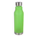 Borraccia riutilizzabile in RPET antigoccia con finitura frosted 600 ml color verde mela