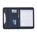 Portadocumenti personalizzati A4 4 scomparti e fogli neutri Workday color nero seconda vista