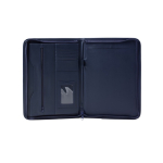 Portadocumenti personalizzati A4 4 scomparti e fogli neutri Workday color blu seconda vista