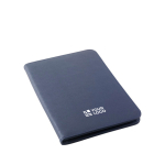 Portadocumenti personalizzati A4 4 scomparti e fogli neutri Workday color blu vista area di stampa