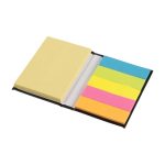 Post-it con copertina rigida e fogli di varie dimensioni e colori color nero ottava vista