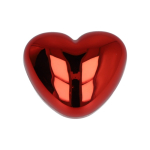 Balsamo labbra idratante in astuccio a cuore in plastica riciclata color rosso quarta vista