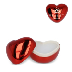 Balsamo labbra idratante in astuccio a cuore in plastica riciclata