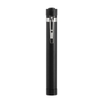 Torcia personalizzabile con luce COB, magnete e clip in metallo color nero quinta vista