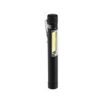 Torcia personalizzabile con luce COB, magnete e clip in metallo color nero ottava vista
