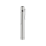 Torcia personalizzabile con luce COB, magnete e clip in metallo color argento quinta vista