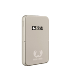 Powerbank wireless con supporto per cellulare Fresh'n Rebel 5.000 mAh vista area di stampa