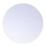 Tappetino mouse rotondo per stampa a colori color bianco quarta vista