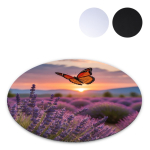 Tappetino mouse rotondo per stampa a colori