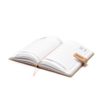 Agenda in sughero con chiusura magnetica formato A5 color naturale vista dettaglio 1