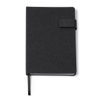 Agenda in RPET con chiusura magnetica in formato A5 color nero seconda vista