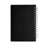 Agenda A5 con anelli e copertina in similpelle color nero