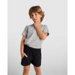 Pantaloncini unisex elastico in vita 200g/m2 Roly Direct Sport color nero seconda vista d'uso