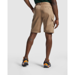 Bermuda da lavoro in cotone e poliestere 200 g/m2 Roly Armour color camel quarta vista d'uso