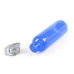 Borraccia in RPET con corpo traslucido e nastro per il trasporto 600ml color rosso vista dettaglio 3