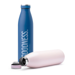 Bottiglia termica in acciaio con isolamento sottovuoto in rame 750ml color nero vista dettaglio 1