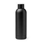 Borraccia termica in acciaio inox con finitura lucida 550 ml color nero seconda vista