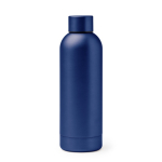 Borraccia termica in acciaio inox con finitura lucida 550 ml color blu seconda vista