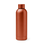 Borraccia termica in acciaio inox con finitura lucida 550 ml color arancione seconda vista