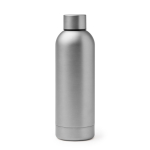 Borraccia termica in acciaio inox con finitura lucida 550 ml color argento seconda vista