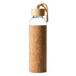 Borraccia in vetro con custodia in sughero naturale 500 ml color naturale seconda vista