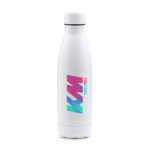 Borraccia in acciaio inox per sublimazione 700 ml color bianco vista dettaglio 1