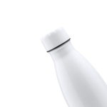 Borraccia in acciaio inox per sublimazione 700 ml color bianco vista dettaglio 2