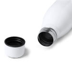Borraccia in acciaio inox per sublimazione 700 ml color bianco vista dettaglio 3